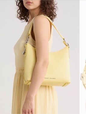 Marc Jacobs drifter Yellow Pebbled Leather Shoulder Bag
